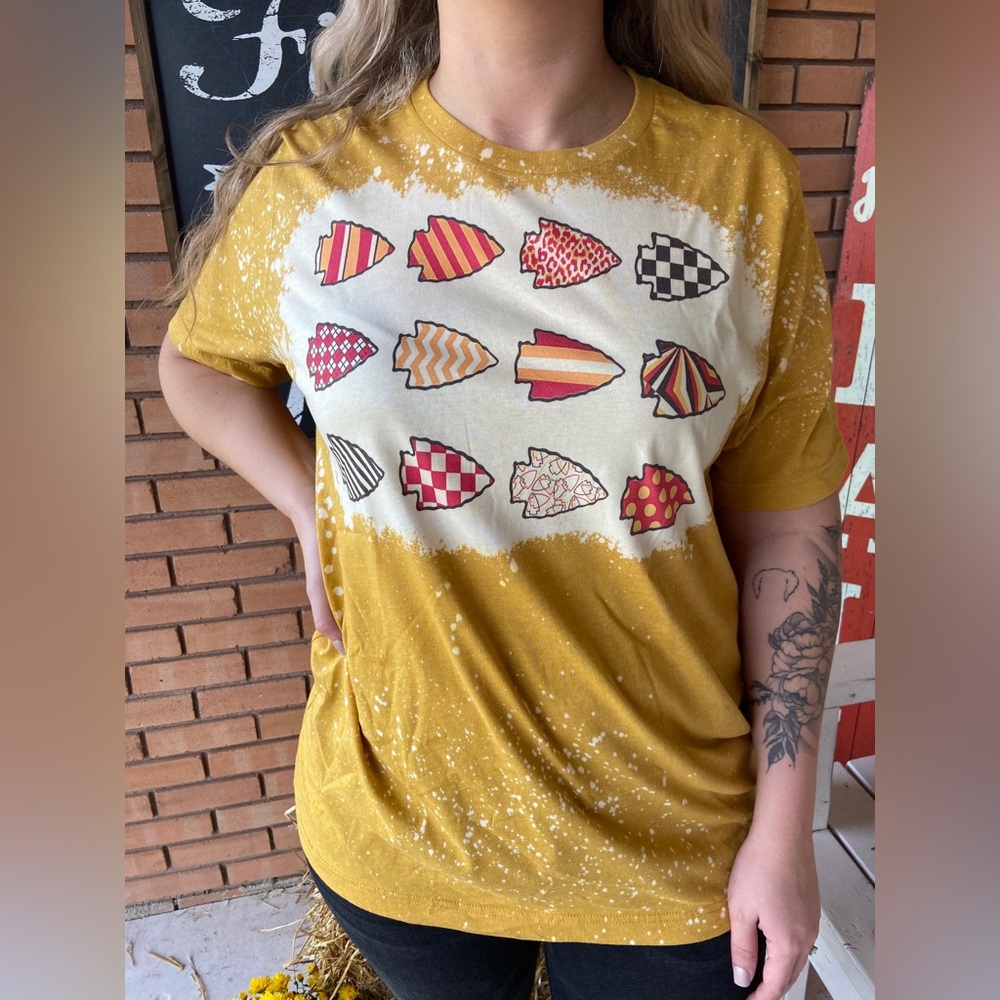 Kansas City Chiefs Vintage Arrowheads Graphic Tee